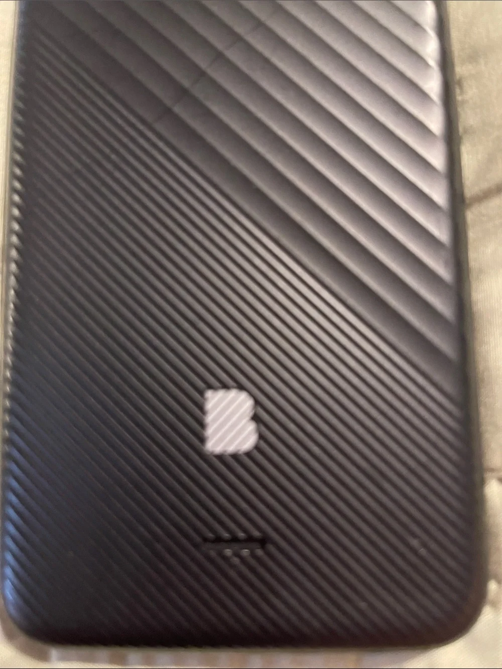 Black Android Smartphone with Clear Display - Unbranded